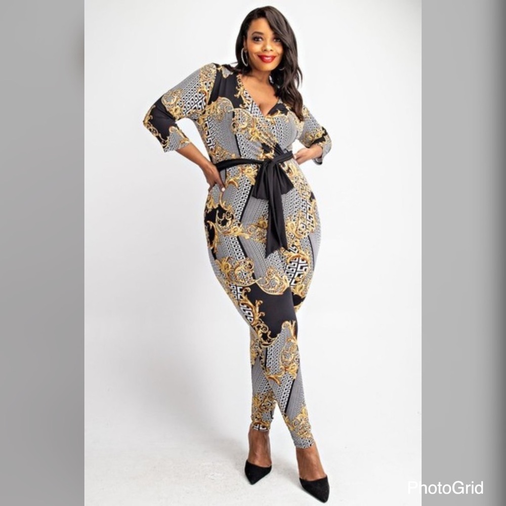 Curvy womens romper/jumpsuit
